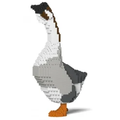Jekca - Goose 01 - Big - Lego - Sculpture - Construction - 4D - Brick Animals - Toys - Avvenice