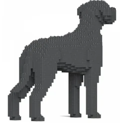 Jekca - Great Dane 01-M03 - Big - Lego - Sculpture - Construction - 4D - Brick Animals - Toys - Avvenice