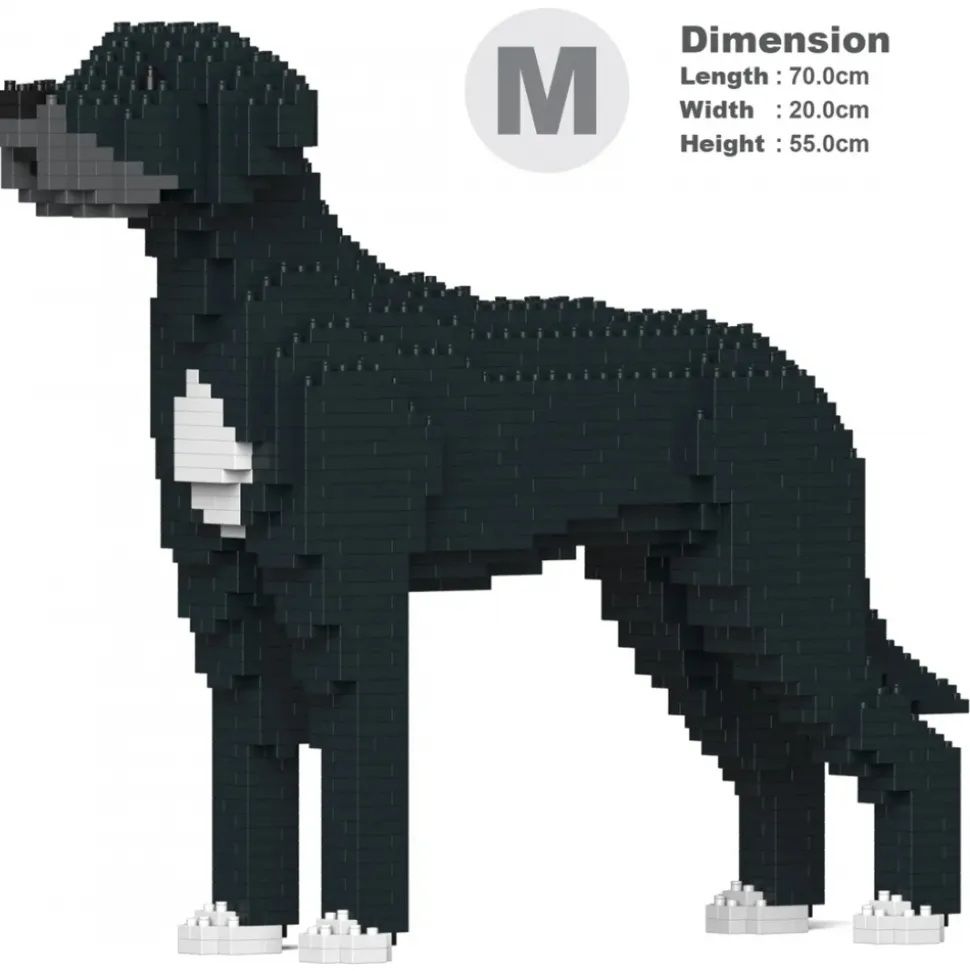 Jekca - Great Dane 01-M02 - Big - Lego - Sculpture - Construction - 4D - Brick Animals - Toys - Avvenice
