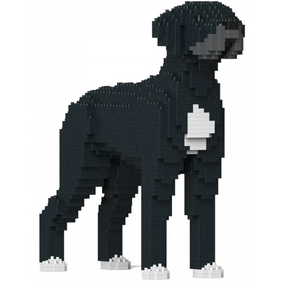 Jekca - Great Dane 01S-M02 - Lego - Sculpture - Construction - 4D - Brick Animals - Toys - Avvenice