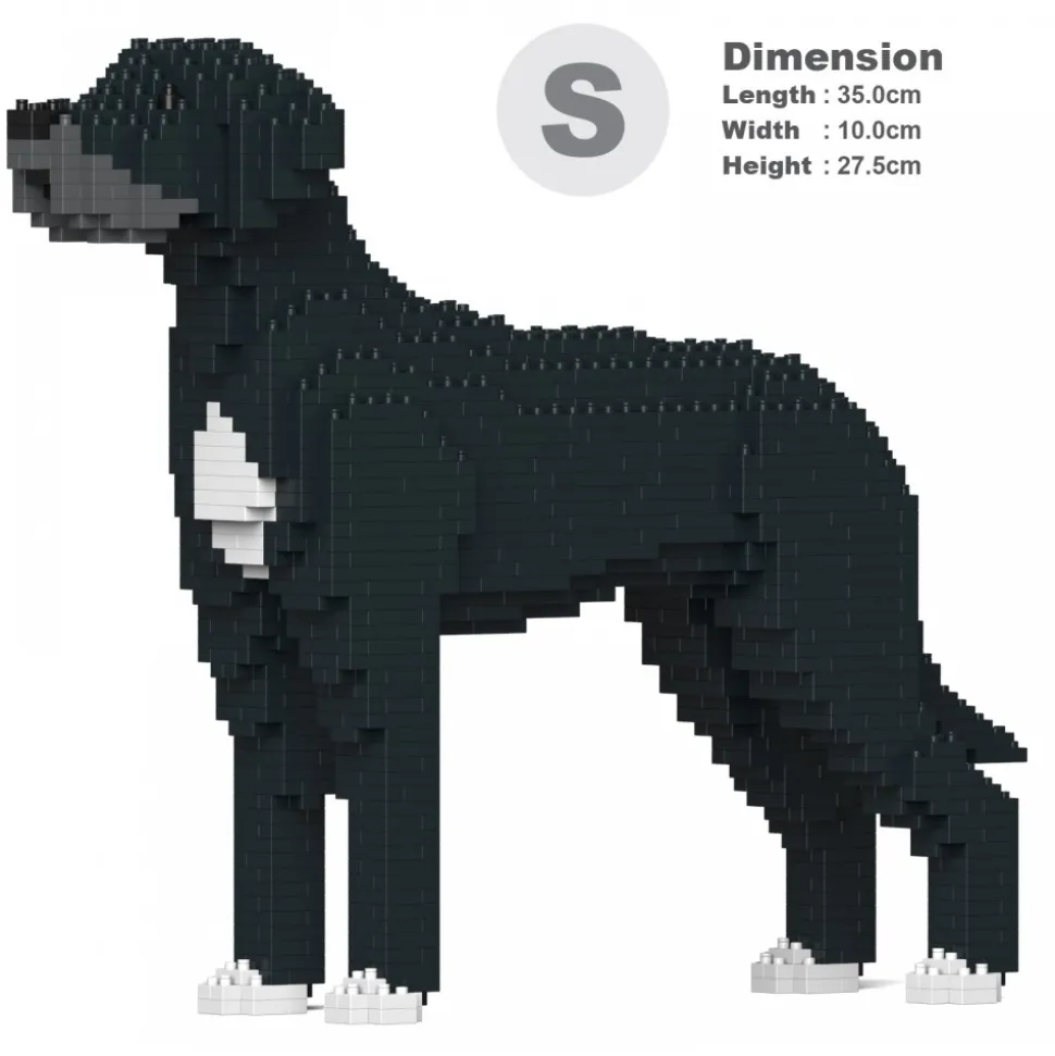 Jekca - Great Dane 01S-M02 - Lego - Sculpture - Construction - 4D - Brick Animals - Toys - Avvenice