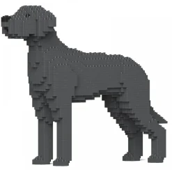 Jekca - Great Dane 01S-M03 - Lego - Sculpture - Construction - 4D - Brick Animals - Toys - Avvenice