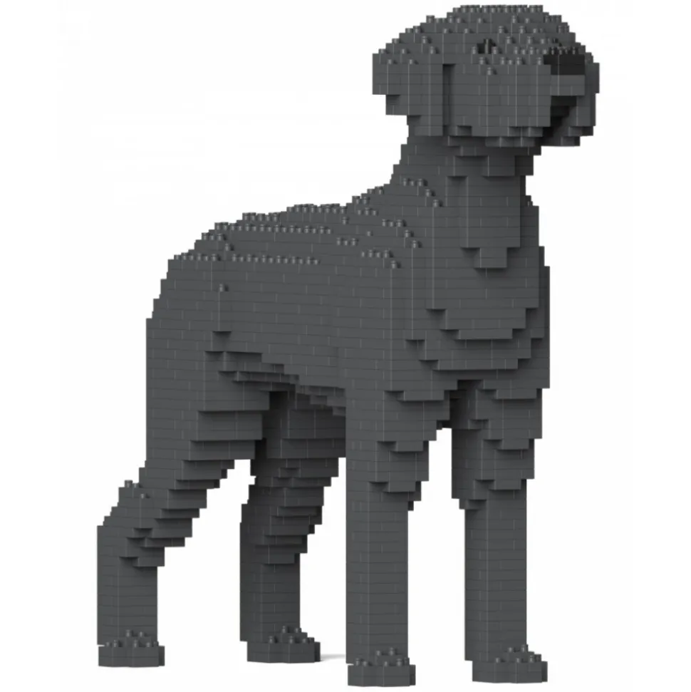 Jekca - Great Dane 01S-M03 - Lego - Sculpture - Construction - 4D - Brick Animals - Toys - Avvenice