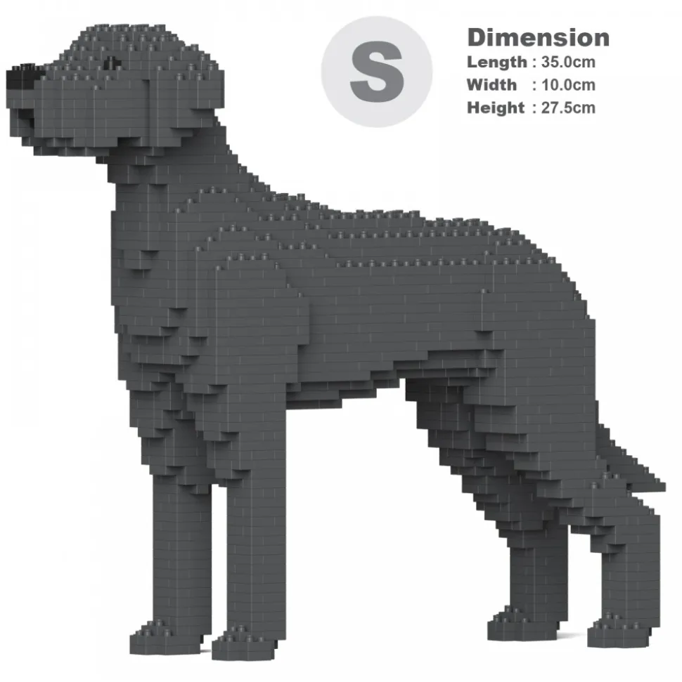 Jekca - Great Dane 01S-M03 - Lego - Sculpture - Construction - 4D - Brick Animals - Toys - Avvenice