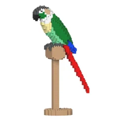Jekca - Green Cheek Conure 01S-M02 - Lego - Sculpture - Construction - 4D - Brick Animals - Toys - Avvenice