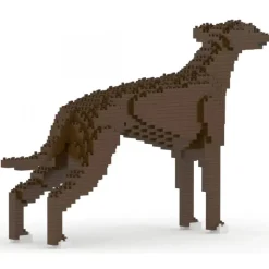 Jekca - Greyhound 01-M04 - Big - Lego - Sculpture - Construction - 4D - Brick Animals - Toys - Avvenice