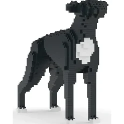 Jekca - Greyhound 01-M02 - Big - Lego - Sculpture - Construction - 4D - Brick Animals - Toys - Avvenice