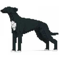 Jekca - Greyhound 01S-M02 - Lego - Sculpture - Construction - 4D - Brick Animals - Toys - Avvenice