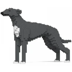 Jekca - Greyhound 01S-M03 - Lego - Sculpture - Construction - 4D - Brick Animals - Toys - Avvenice