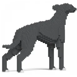 Jekca - Greyhound 01S-M03 - Lego - Sculpture - Construction - 4D - Brick Animals - Toys - Avvenice