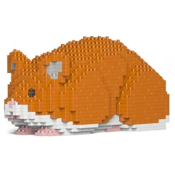 Jekca - Hamster 02-M03 - Big - Lego - Sculpture - Construction - 4D - Brick Animals - Toys - Avvenice
