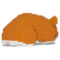 Jekca - Hamster 02-M03 - Big - Lego - Sculpture - Construction - 4D - Brick Animals - Toys - Avvenice