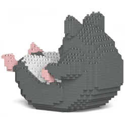 Jekca - Hamster 04-M02 - Big - Lego - Sculpture - Construction - 4D - Brick Animals - Toys - Avvenice