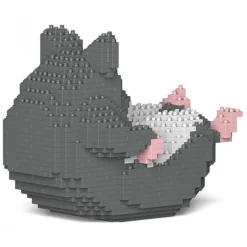 Jekca - Hamster 04-M02 - Big - Lego - Sculpture - Construction - 4D - Brick Animals - Toys - Avvenice