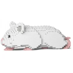 Jekca - Hamster 03-M04 - Big - Lego - Sculpture - Construction - 4D - Brick Animals - Toys - Avvenice