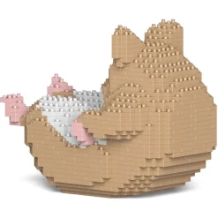 Jekca - Hamster 04-M01 - Big - Lego - Sculpture - Construction - 4D - Brick Animals - Toys - Avvenice