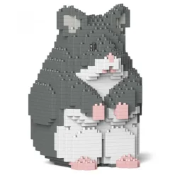 Jekca - Hamster 01-M02 - Big - Lego - Sculpture - Construction - 4D - Brick Animals - Toys - Avvenice