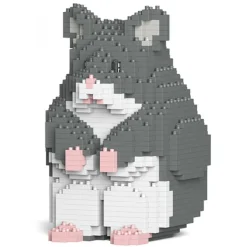 Jekca - Hamster 01-M02 - Big - Lego - Sculpture - Construction - 4D - Brick Animals - Toys - Avvenice