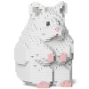 Jekca - Hamster 01-M04 - Big - Lego - Sculpture - Construction - 4D - Brick Animals - Toys - Avvenice