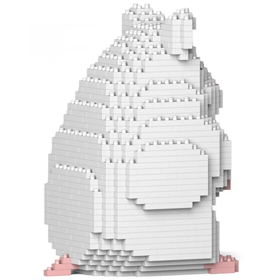 Jekca - Hamster 01-M04 - Big - Lego - Sculpture - Construction - 4D - Brick Animals - Toys - Avvenice