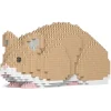Jekca - Hamster 02-M01 - Big - Lego - Sculpture - Construction - 4D - Brick Animals - Toys - Avvenice
