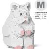 Jekca - Hamster 02-M04 - Big - Lego - Sculpture - Construction - 4D - Brick Animals - Toys - Avvenice