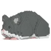 Jekca - Hamster 02-M02 - Big - Lego - Sculpture - Construction - 4D - Brick Animals - Toys - Avvenice