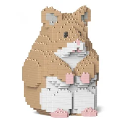 Jekca - Hamster 01S-M01 - Lego - Sculpture - Construction - 4D - Brick Animals - Toys - Avvenice