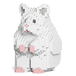 Jekca - Hamster 01S-M04 - Lego - Sculpture - Construction - 4D - Brick Animals - Toys - Avvenice