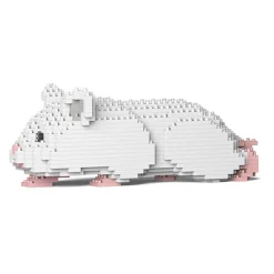 Jekca - Hamster 03S-M04 - Lego - Sculpture - Construction - 4D - Brick Animals - Toys - Avvenice