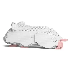 Jekca - Hamster 03S-M04 - Lego - Sculpture - Construction - 4D - Brick Animals - Toys - Avvenice
