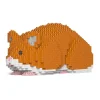 Jekca - Hamster 02S-M03 - Lego - Sculpture - Construction - 4D - Brick Animals - Toys - Avvenice