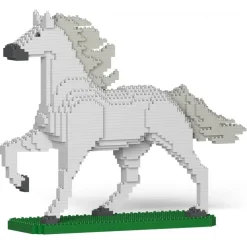 Jekca - Horse 04-M02 - Big - Lego - Sculpture - Construction - 4D - Brick Animals - Toys - Avvenice