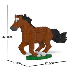 Jekca - Horse 01S-M01 - Lego - Sculpture - Construction - 4D - Brick Animals - Toys - Avvenice