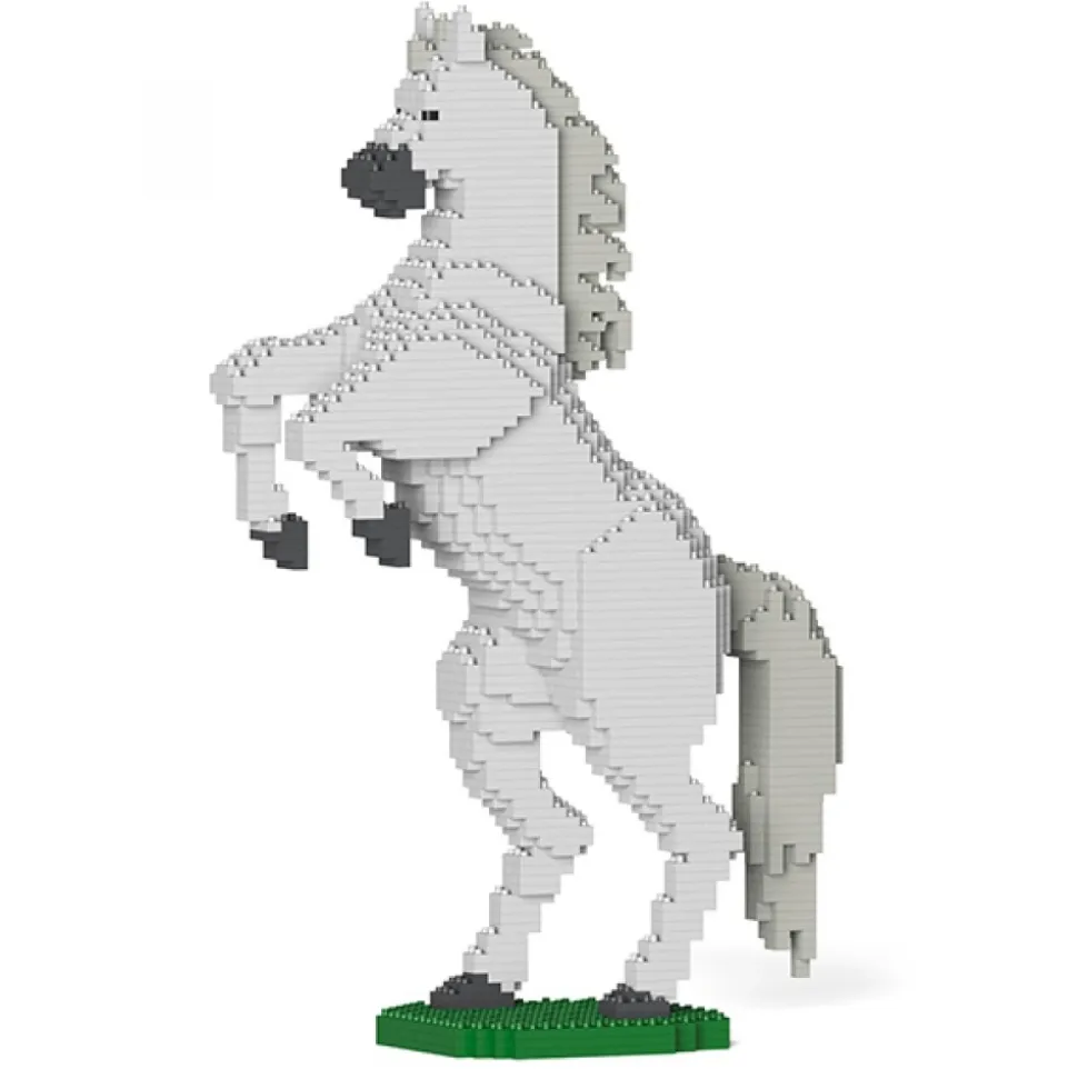 Jekca - Horse 03S-M02 - Lego - Sculpture - Construction - 4D - Brick Animals - Toys - Avvenice