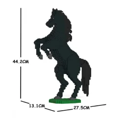 Jekca - Horse 03S-M03 - Lego - Sculpture - Construction - 4D - Brick Animals - Toys - Avvenice