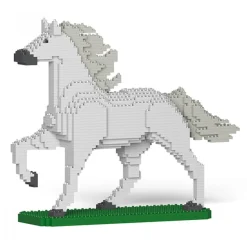 Jekca - Horse 04S-M02 - Lego - Sculpture - Construction - 4D - Brick Animals - Toys - Avvenice