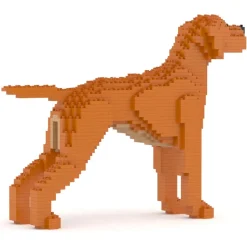 Jekca - Hungarian Vizsla 01 - Big - Lego - Sculpture - Construction - 4D - Brick Animals - Toys - Avvenice