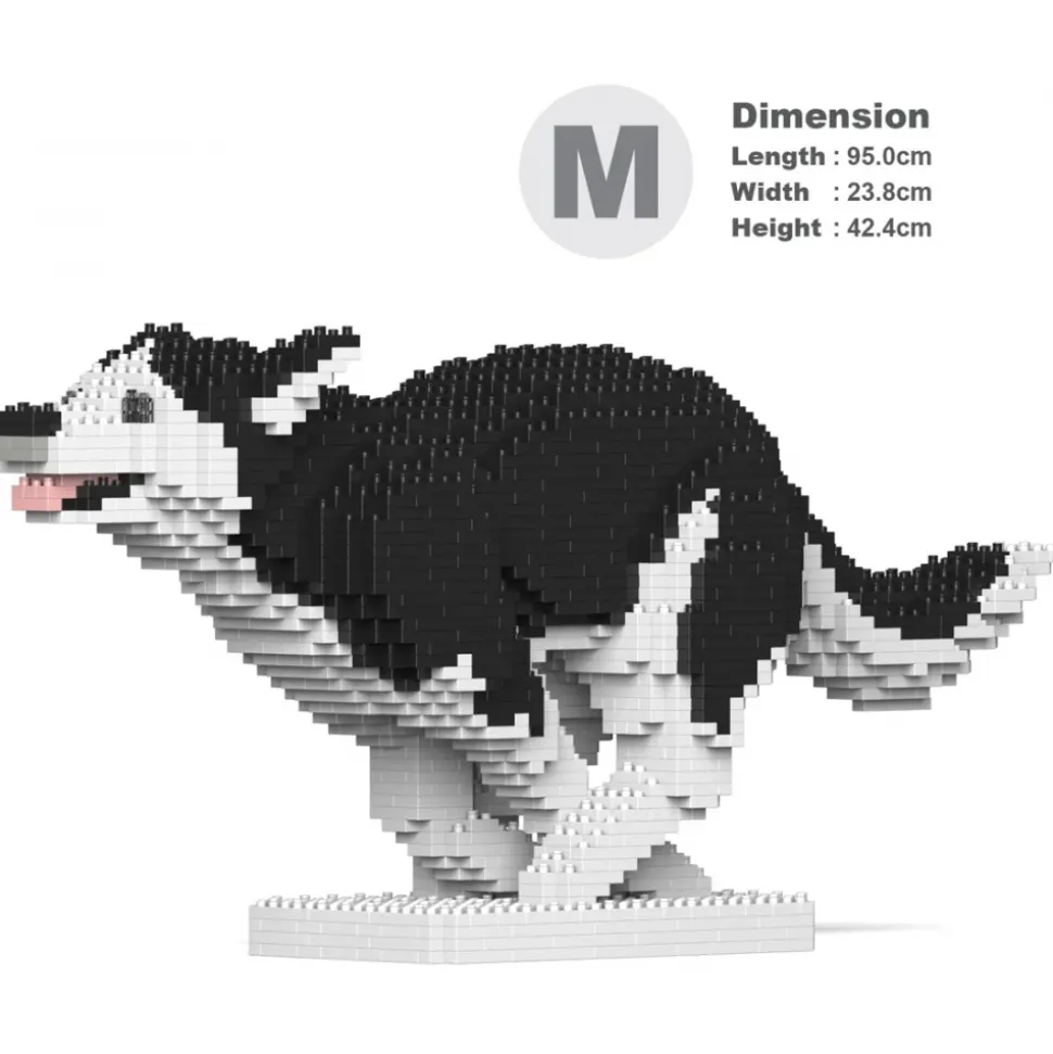 Jekca - Husky 4-in-1 Pack 01-M01 - Big - Lego - Sculpture - Construction - 4D - Brick Animals - Toys - Avvenice