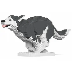 Jekca - Husky 4-in-1 Pack 01-M04 - Big - Lego - Sculpture - Construction - 4D - Brick Animals - Toys - Avvenice