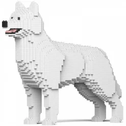Jekca - Husky 4-in-1 Pack 01-M02 - Big - Lego - Sculpture - Construction - 4D - Brick Animals - Toys - Avvenice
