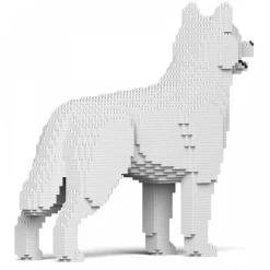 Jekca - Husky 4-in-1 Pack 01-M02 - Big - Lego - Sculpture - Construction - 4D - Brick Animals - Toys - Avvenice