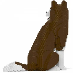 Jekca - Husky 4-in-1 Pack 01-M03 - Big - Lego - Sculpture - Construction - 4D - Brick Animals - Toys - Avvenice