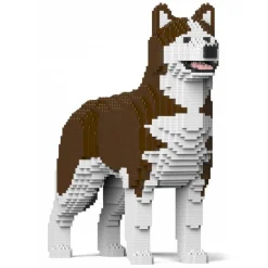 Jekca - Husky 4-in-1 Pack 01-M03 - Big - Lego - Sculpture - Construction - 4D - Brick Animals - Toys - Avvenice