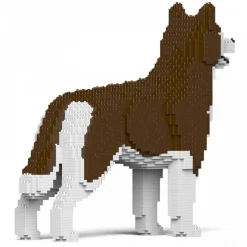Jekca - Husky 4-in-1 Pack 01-M03 - Big - Lego - Sculpture - Construction - 4D - Brick Animals - Toys - Avvenice