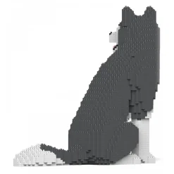 Jekca - Husky 4-in-1 Pack 01S-M04 - Lego - Sculpture - Construction - 4D - Brick Animals - Toys - Avvenice