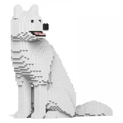 Jekca - Husky 4-in-1 Pack 01S-M02 - Lego - Sculpture - Construction - 4D - Brick Animals - Toys - Avvenice