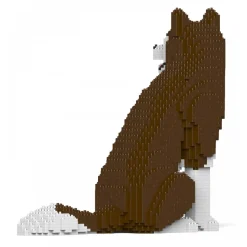 Jekca - Husky 4-in-1 Pack 01S-M03 - Lego - Sculpture - Construction - 4D - Brick Animals - Toys - Avvenice