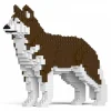 Jekca - Husky 01-M03 - Big - Lego - Sculpture - Construction - 4D - Brick Animals - Toys - Avvenice
