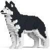 Jekca - Husky 01-M01 - Big - Lego - Sculpture - Construction - 4D - Brick Animals - Toys - Avvenice